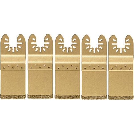 5 PièCes Lame de Scie DiamantéE Oscillante Universelle /Ensemble pour la LibéRation Ajustement Lame Multi-Outils Coupe Dics (1/5)
