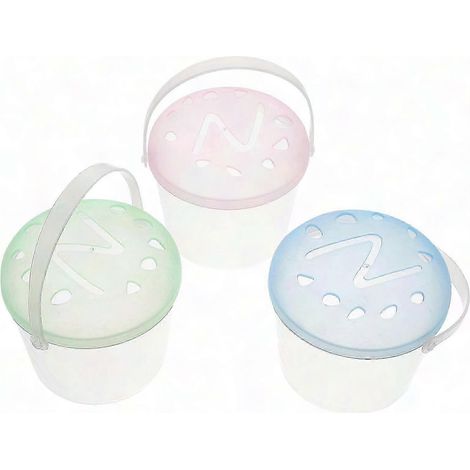Blauer Transportkäfig für Hamster – Set mit 3 tragbaren Transportboxen für Kleintiere, ideal für Reisen und Umzüge (1/3)