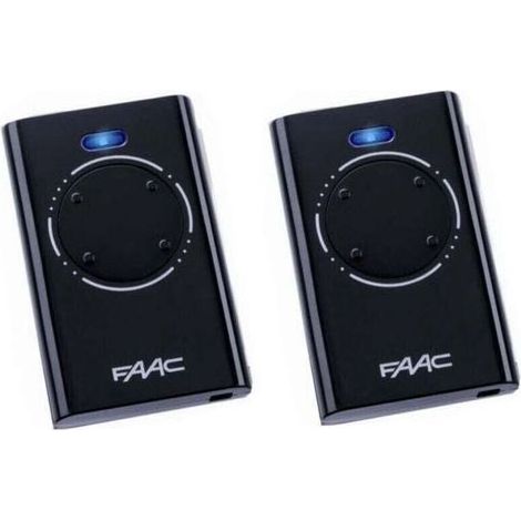 Télécommande FAAC XT4 868 SLH NOIR Pack de 2 - Noir (1/4)