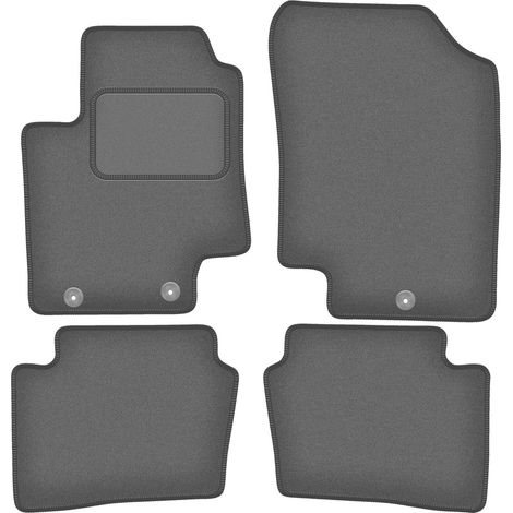 Alfombrillas de grafito para Kia Rio II DE hatchback (2005-2011)
