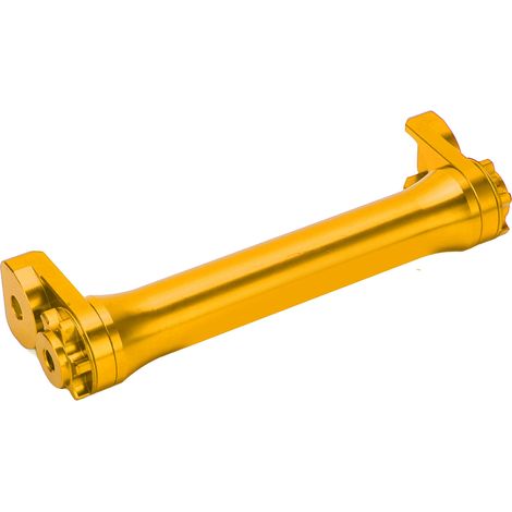 Teleskoplenker aus Aluminiumlegierung mit Verlängerung für Brompton 3sixty Faltrad, 124 mm Faltlänge, Gold (1/5)
