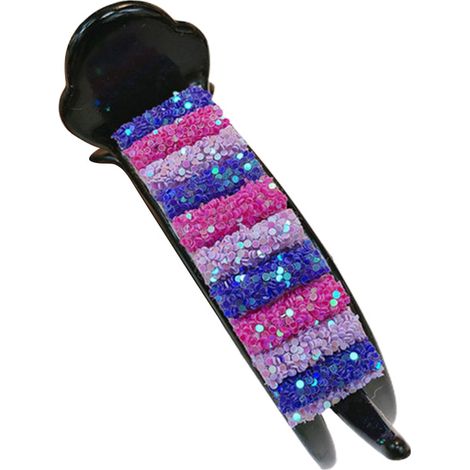 Pince à cheveux arc-en-ciel, clips frange mode, accessoires cheveux femme fille, lot cadeau anniversaire mariage fête (1/5)