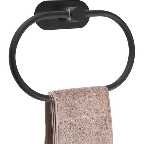 [MAI USATO]Porte-tovaglioli, 1 annesso autoadesivo in acciaio inossidabile per salle de bain, cucina (1/5)