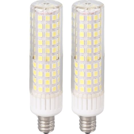 Lot E12 125 ampoules LED maïs 6000K blanc froid, 2 pièces, 2835 SMD, 100-130V, pour maison, atelier, bureau (1/5)