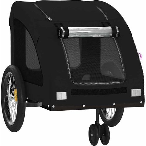 Rimorchio/carrello per animali domestici nero 020044217