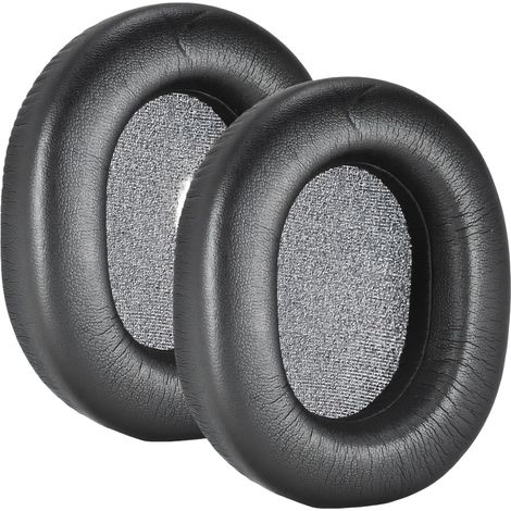 Coussinets d'oreille de rechange pour casques - Durabilité et faciles à nettoyer - Coussins d'oreille en cuir protéiné (1/5)
