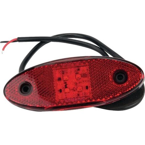 Luz LED trasera roja ovalada BRITAX L4702LDV