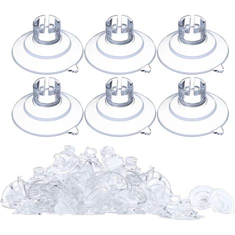 - Ventouses pour fenêtres, lampes de Noël, ventouses polyvalentes pour guirlandes lumineuses, 30 ventouses pour fenêtres en verre, porte-ventouses pour guirlandes lumineuses pour couronnes (1/5)
