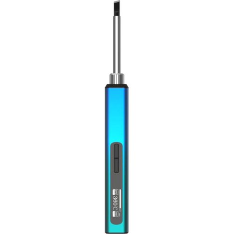 Mini fer à souder électrique intelligent portable 65 W, station de soudage haute puissance, écran OLED, boîtier en alliage d'aluminium, contrôle précis de la température PID (80-420 °C). (1/5)