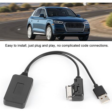 Adaptateur Bluetooth AMI MMI avec câble audio AUX et alimentation USB pour AUDI A5 8T A6 4F A8 4E Q7 7L (1/4)