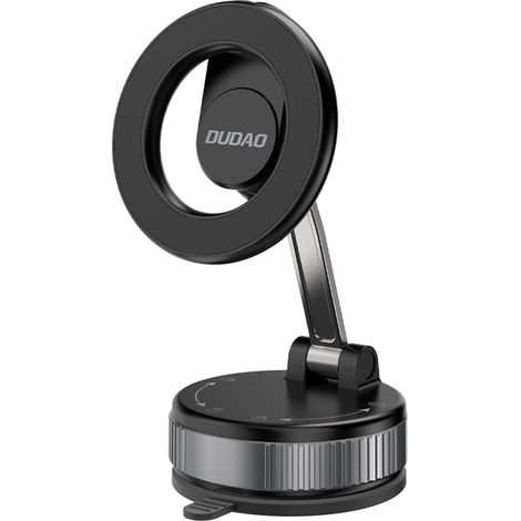 Soporte para coche Dudao F24X compatible con MagSafe con ventosa - Negro (1/5)