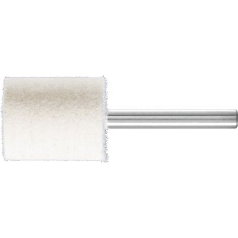 PFERD TOOLS harte Filzpolierstifte Zylinderform mit Stirnbohrung Ø 25x30mm Schaft-Ø 6 mm 10 Stk