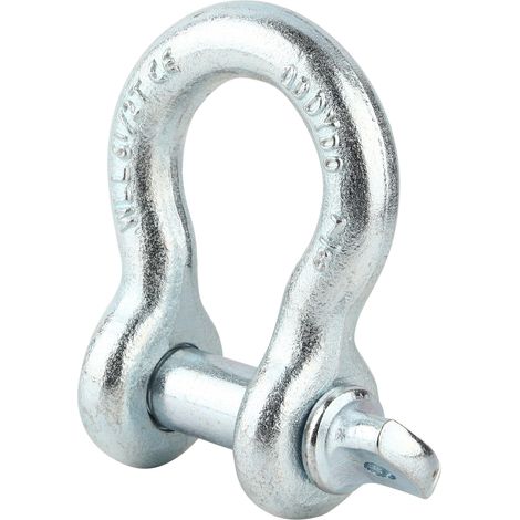 Manille lyre robuste en acier allié G209, manille en D pour levage marin, 6,5 t, 1 pièce (1/5)