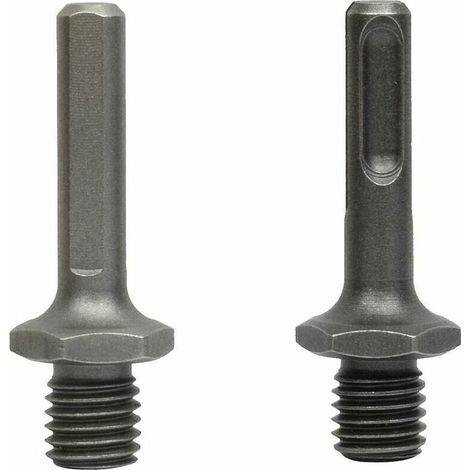 Ulisem2 Pièces Adaptateur M14 Filetage Mâle à Fem et triangle Fem pour Meuleuse Perceuse Forage, (1/4)