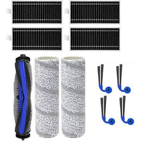 11 pièces détachées pour aspirateur Ecovacs Deebot X11 Omnicyclone/X11 Pro/X11 Pro Omni/X11 : brosse principale, filtre et tambour. (1/5)
