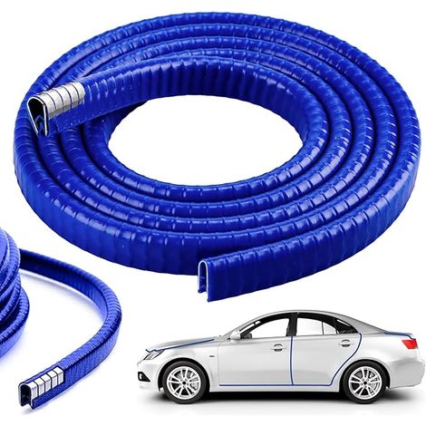 Joint de Fente de Porte de Voiture Joint Caoutchouc Forme de U Voiture (Bleu) (1/5)