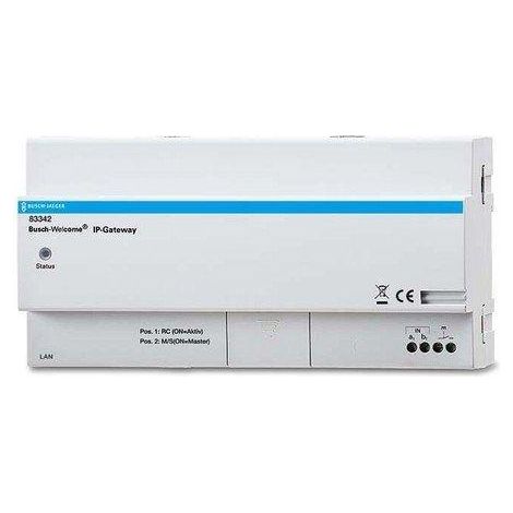 Busch-Jaeger 83342 Videocitofono bianco compatto sicurezza