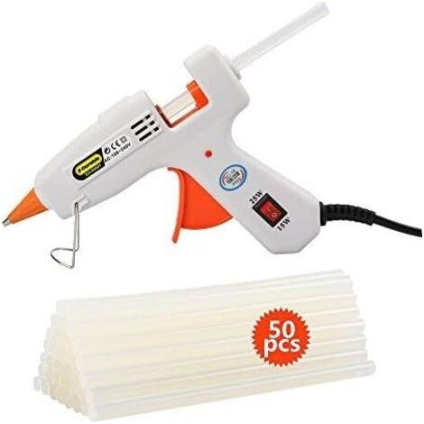 Mini Pistolet à Colle Chaude 50 Pieces Barres de colle de pièces pour DIY Small Art, Réparations rapides et à domicile, Bureau et école (1/5)