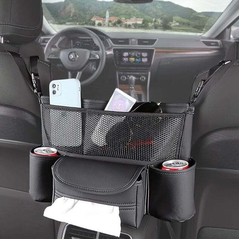 Car Front Seat Storage Bag, Car Organizer Bag, Car Backseat Bag Holder, Large Car Backseat Organizer Bag for Snacks, Wallet MUMU (1/4)