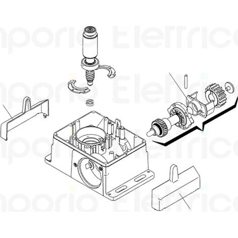 faac pièce détachée kit de couverture capuchon tirants 63003529 (1/3)