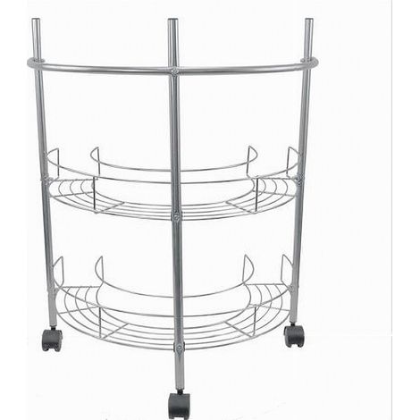 Trade Shop - Regalschrankwagen unter dem Waschbecken, Badezimmer, 2 Regale, 59965 - (1/2)
