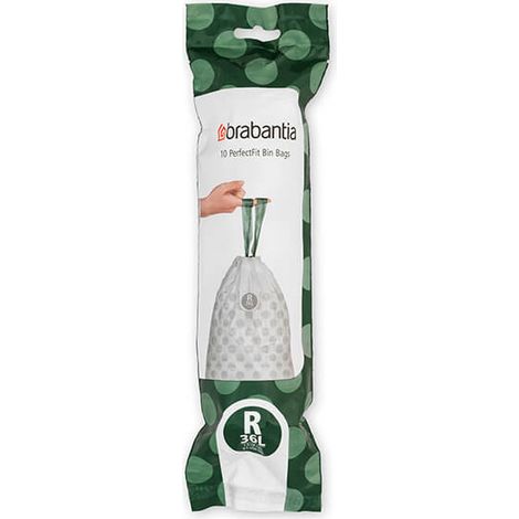 Brabantia Perfectfit Bags Size R 36 Litre 10 Bag Roll