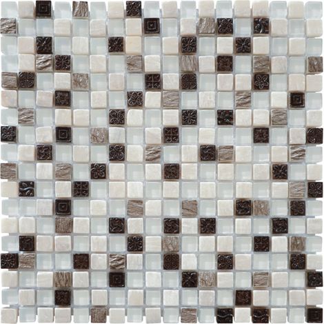 MOSAIQUE LES ANTIQUES ONYX 1 PLAQUE 30 x 30 CM CASA LINEA