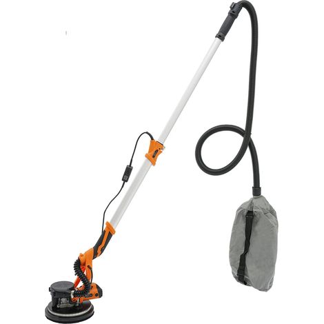 Levigatrice elettrica per soffitti e pareti, 800-1800 giri/min, levigatrice per cartongesso a velocità variabile da 750 W con aspirazione della polvere