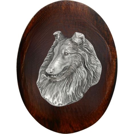 Broche pour exposition canine, pince à bavoir, épinglette pour chien Rough Collie par Art-Dog (1/4)