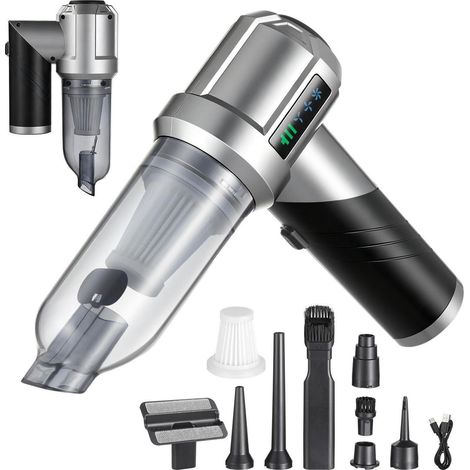 Akku Handstaubsauger 16000Pa, 4-in-1 mit 6000mAh, faltbar, HEPA-Filter (1/5)