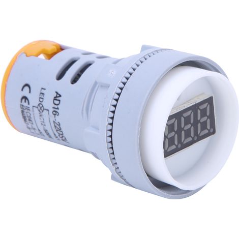 AD16-22DS LED-Anzeigeleuchte, Digitalanzeige, Voltmeter, Wechselstrom 60 V–500 V, Gelb (1/5)
