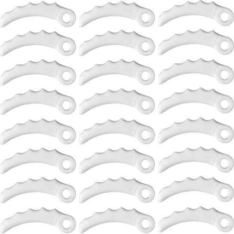 24 cuchillas de repuesto de plástico de 10 cm x 4 cm para Makita 198426-9