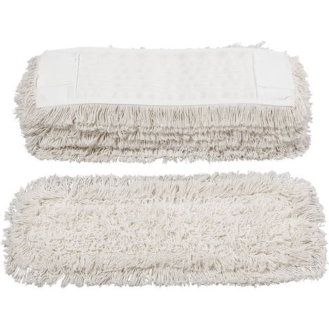 FRANKEL kaiserkraft, Frange en coton, lot de 10, 400 mm, avec