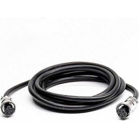 Câble d'extension robuste avec connecteur femelle aviation à 5 broches, garantissant des connexions fiables. (1/5)