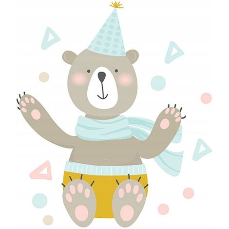STICKERS MURAUX GRANDS ANIMAUX N002-002 (1/3)
