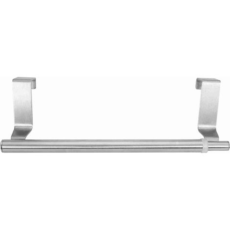 Porte-serviettes extensible en acier inoxydable simple barre 34 cm pour salle de bain ou chambre (1/5)