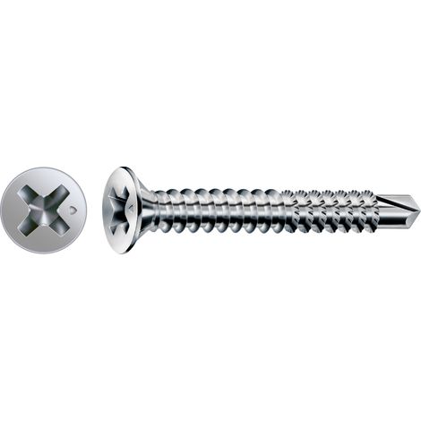Spax 3,9x32 Fex-A Senkkopf Fraesrippen Kreuzschlitz H2 Bohrspitze Wirox 1000St (1/5)