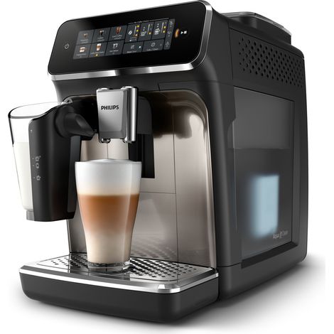 Philips Serie 3300 Solución de leche LatteGo EP3347/90 Cafetera Espresso automática Silent Brew, 6 bebidas
