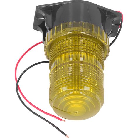 LED-Drehleuchte für Gabelstapler, wasserdichte Sicherheitsblinkleuchte IP65, 10–110 V DC, gelb, Notsignal (1/5)