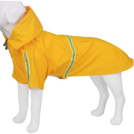 Impermeable reflectante tipo poncho-capa para perros (1/5)