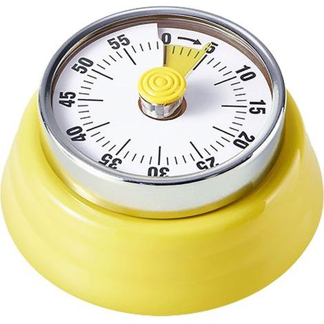 Stilvoller Retro-Küchentimer aus Edelstahl mit magnetischer Befestigung – 60-Minuten-Countdown und akustischer Alarm. (1/3)
