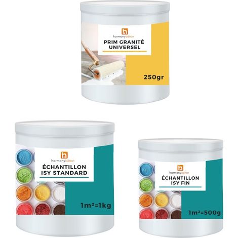 Kit Echantillon béton ciré prêt à l'emploi - 84.Cendre - Harmony Béton (1/5)