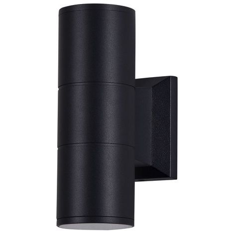 Bowery Wandleuchte Schwarz, 2 Licht IP54, GU10