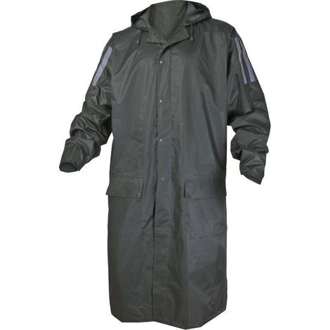 abrigo de lluvia ma400. costuras termoselladas - delta plus talla m