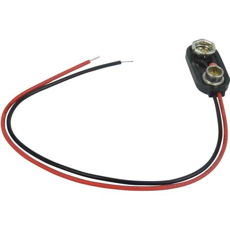 Rs Pro – Contact de batterie 9V – Laiton nickelé – Type à pression – Pour circuits électroniques – Prix pour 1