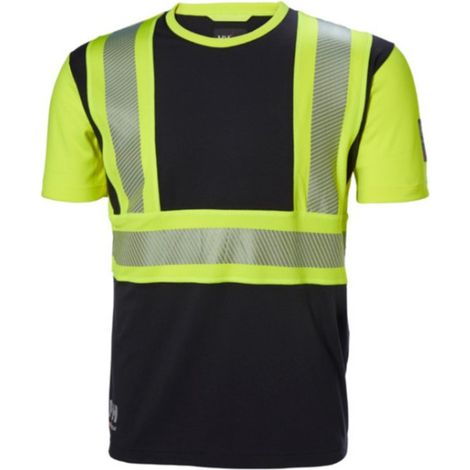 Camiseta de alta visibilidad con cintas reflectantes Icu Helly Hansen Workwear M Amarillo fluor