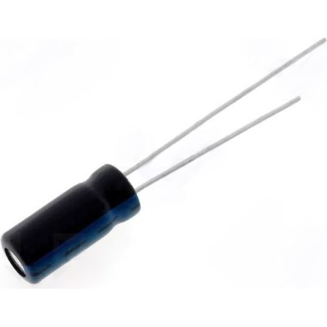 Condensatore elettrolitico 3300uf 25vdc Dimensioni 13x25mm Radiale 3300mf25v105