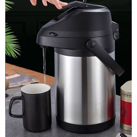 Thermique café CarafeDouble acier inoxydable à paroi Thermos 12 heures de rétention de chaleur de 1,9 litre de thé.