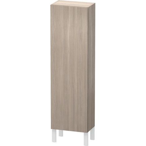 Armoire Duravit L-CUBE 400x243x1320mm ouverture droite pin argenté
