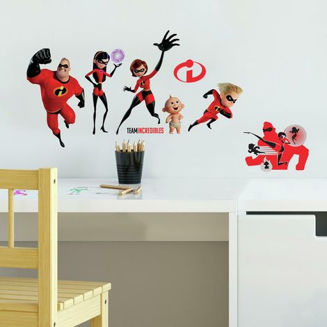 Stickers repositionnables Les Indestuctibles 2 - 22x44 cm (1/3)